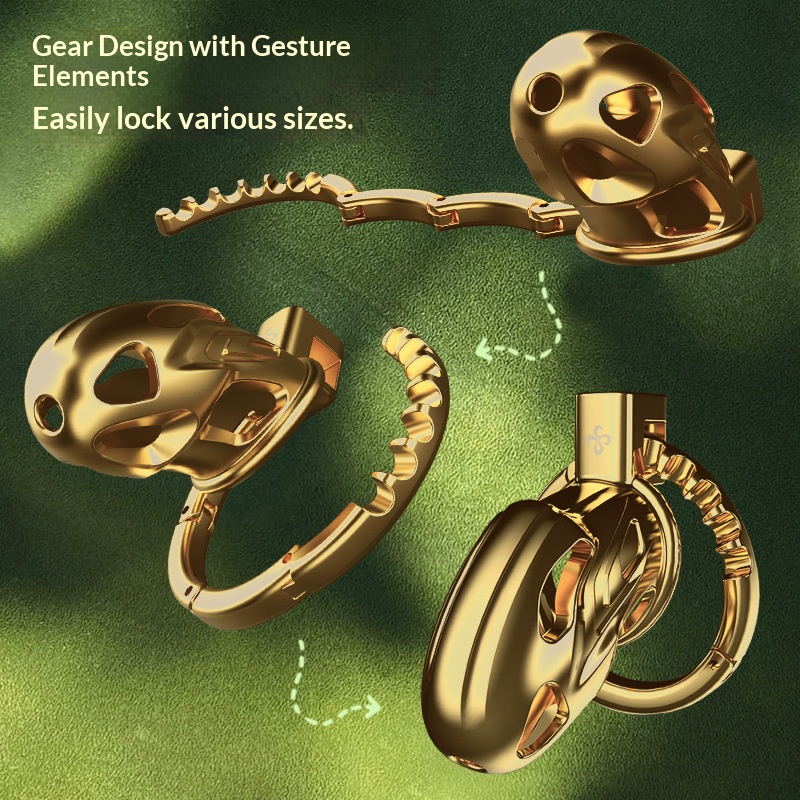 Samanda Royal Dragon Metal Men's CB chastity lock penis lock SM training ascetic toy - Image 3