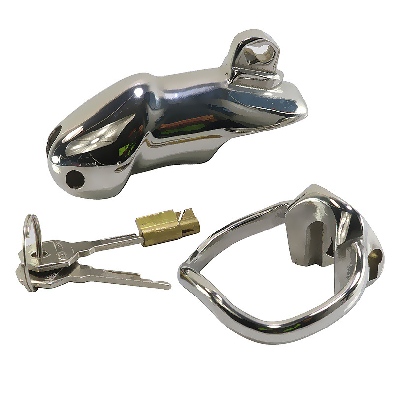 Chastity lock chastity lock male penis lock couple alternative passion toy lower body adjustment tool bird cage toy - Image 5