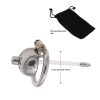 Stainless Steel Male Chastity Device for Discreet Wear