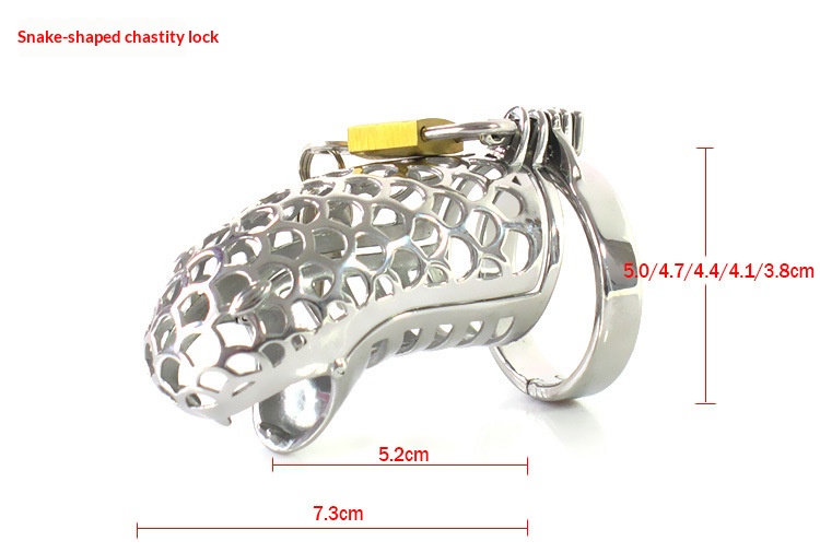 Chastity device men's chastity lock penis lock sex toys sex tools alternative adult supplies passion ring training play - Image 3