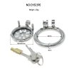 Stainless Steel Chastity Lock Penis Cage for Adult Play