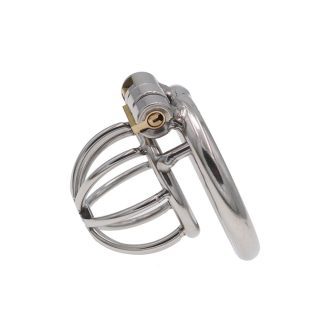 Men’s Discreet Hemisphere Chastity Lock Cage for Daily Wear