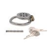 Stainless Steel Chastity Cage for Men - Secure & Comfortable Birdcage Design