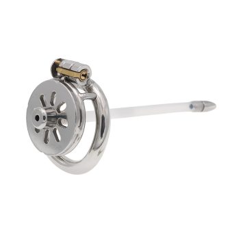 Funny Stainless Steel Male Chastity Cage Lock Alternative Adult Restraint