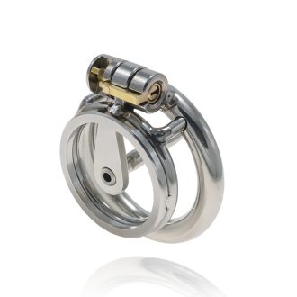 Stainless Steel Chastity Cage Lock for Men