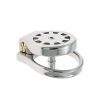 Stainless Steel Thickened Flat Chastity Cage for Men's Daily Wear