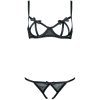 Sexy Open Crotch Lingerie Passion Suit with Garter and Ultra-Thin Design