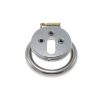 Stainless Steel Flat Chastity Lock Cage for Men