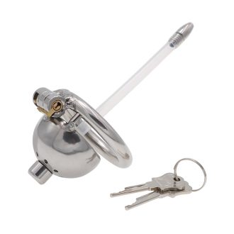 Stainless Steel Male Chastity Device for Discreet Wear