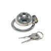 Stainless Steel Pot Lid Cage Chastity Lock CB3000 for Men