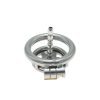 Stainless Steel Hollow Flat Chastity Cage for Men