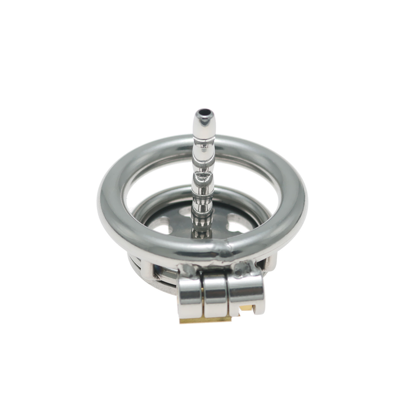 Fun Stainless Steel Hollow Flat Chastity Device Cb Penis Cage Sex Tool Chastity Lock Cynomorium - Image 3
