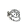 Stainless Steel Chastity Cage for Men - Secure Outdoor Wear Lock Pants Device