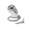 Funny Stainless Steel Chastity Cage for Men - Adult Sex Toy for Going Out