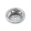 Stainless Steel Flat Chastity Lock Cage with Ring - Men's Secure Device