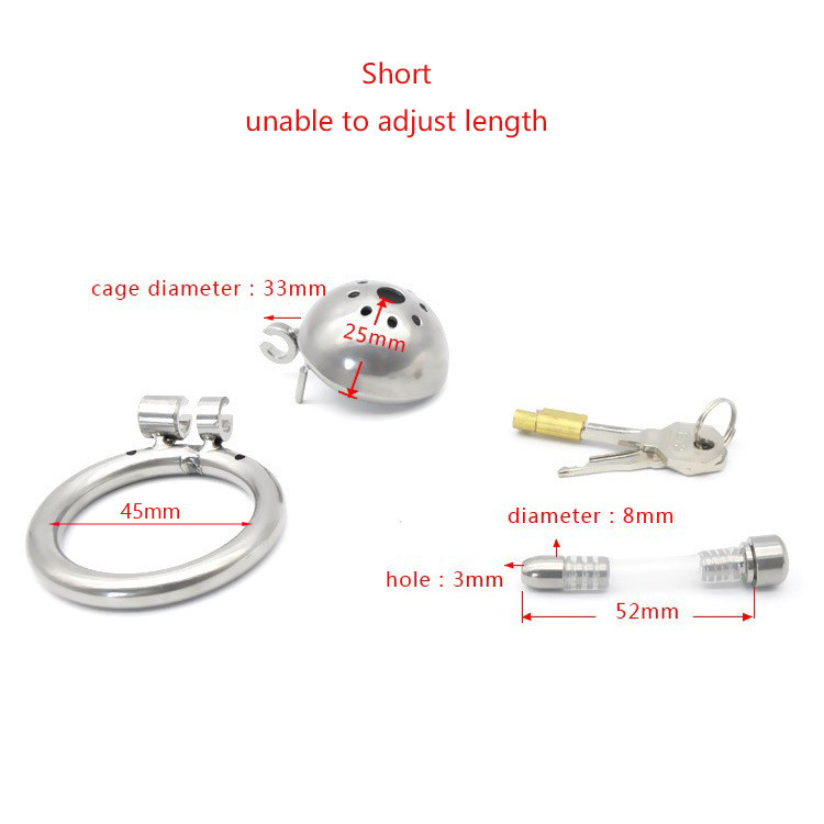 Male Chastity Cage with Urinary Catheter Option - Secure Lock Sex Toy for Enhanced Intimacy - Image 9