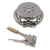 Stainless Steel Penis Cage Chastity Lock for Adult Play