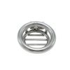 Stainless steel hollow flat short breathable chastity lock
