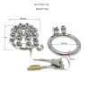 Men's Wearable Chastity Device with Massager - Secure Lock & Fun Toy