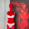 Pure Desire Low Waist Sexy Thong Bra Set for Women