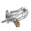 Men's Chastity Lock Penis Cage - Hollow Catheter Binding Alternative Sex Toy