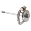Stainless Steel Mini Chastity Cage for Men - Flat Head Short Lock for Discreet Wear