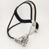 Turtle Chastity Belt for Men - Stainless Steel T-Shaped Penis Cage Lock