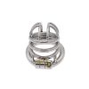 Genuine Stainless Steel Chastity Lock with Penis Cage Chastity Device Men's Cut Sex Toys Adult Products