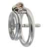 Stainless Steel Chastity Cage & Cleaner for Men's Wearable Device