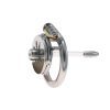 Funny Flat CB Chastity Lock for Men - Comfortable Adult Sex Toy for Daily Wear