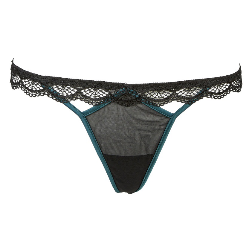 Valentine's Day Mesh Lingerie Set with Garter Belt & Open-Crotch Pants - Romantic Gift Box