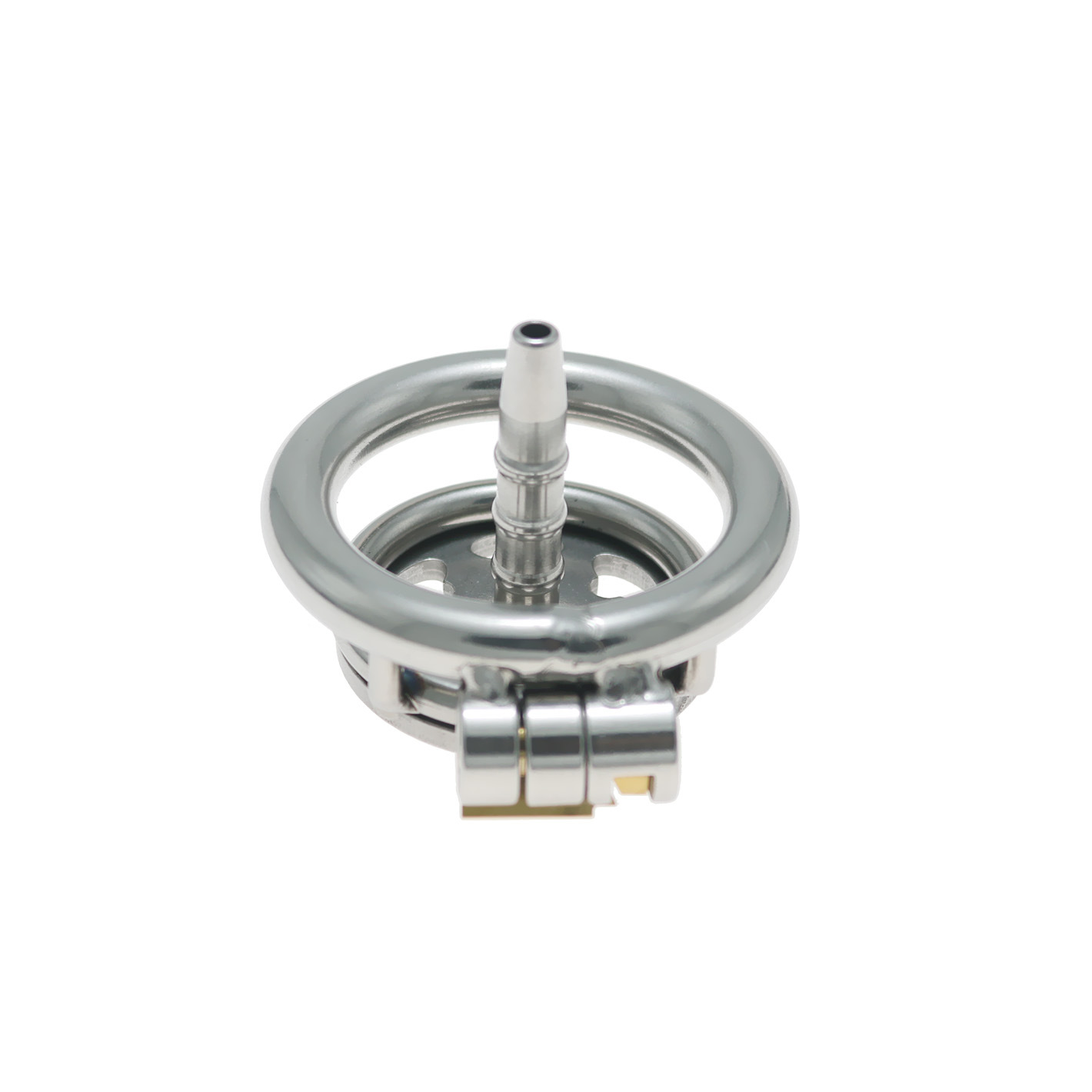 Fun Stainless Steel Hollow Flat Chastity Device Cb Penis Cage Sex Tool Chastity Lock Cynomorium - Image 4