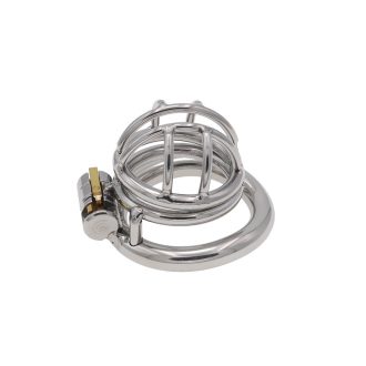 304 Stainless Steel Chastity Lock Penis Cage for Men – Secure Metal Restraint Device