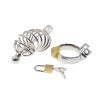 Stainless Steel Chastity Lock for Men - Secure Penis Cage Alternative