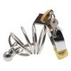 Metal Birdcage Chastity Device for Men - Small Grid Male Lock