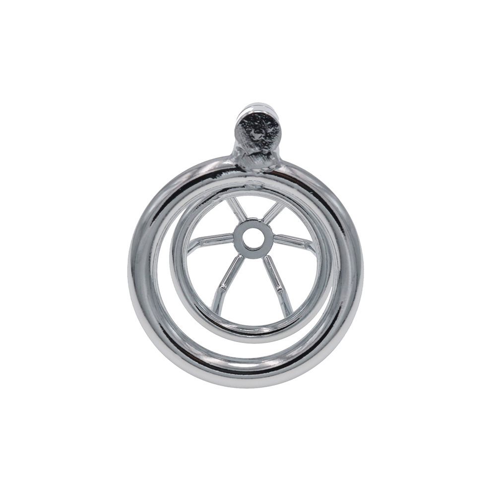 Metal Short Penis Birdcage Male Wear Adult Toys Small Grid Chastity Lock - Image 4