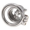 Stainless Steel Chastity Lock & Cleaner for Men's Outdoor Wear