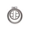Stainless Steel Mini Hollow Chastity Lock Cage for Men - Discreet Wearable Design