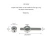 Fun stainless steel electric shock horse eye stick CB lock flat accessories for electric shock penis cage sex tool for adults