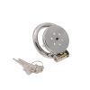 Stainless Steel Mini Chastity Cage for Men - Flat Head Short Lock for Discreet Wear
