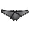 Black Lace Mesh Corset Socks Ring Open File Lingerie Set