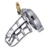 Stainless Steel Hollow Chastity Lock for Men