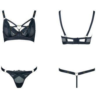Sexy Jacquard Net Hollow Perspective Bra for Women