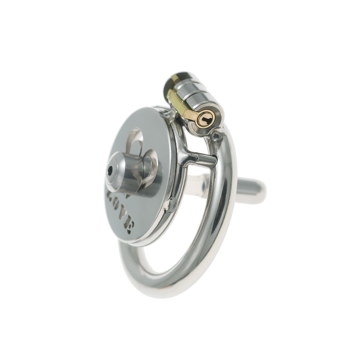 Fun Tablet Chastity Lock Sex Tool Penis Cage Love Letter Chastity Device Men Wear Lock for Long-Term Wear When Going Out - Image 3