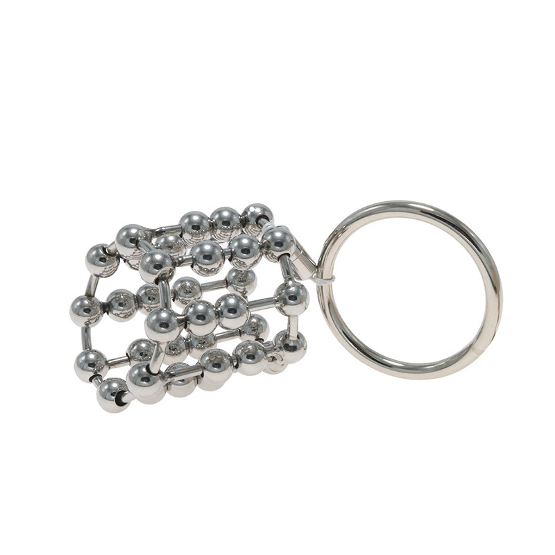 stainless steel sexy ring flirting toys passion supplies sex tools with root ring anti-off Belt adult SM - Image 6