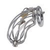 Men's Chastity Lock Penis Cage - Hollow Catheter Binding Alternative Sex Toy