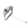 Fun Flat Chastity Lock for Men - 5mm Thin Hose CB Lock Adult Toy