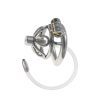 Men's Chastity Lock Penis Cage - Hollow Catheter Binding Alternative Sex Toy
