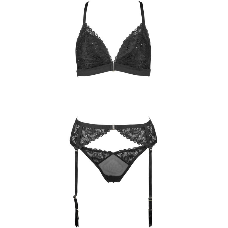 Beautiful back, wire-free, thin cotton cup comfortable bra