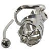 Stainless Steel Male Chastity Lock Bird Tease Training Device